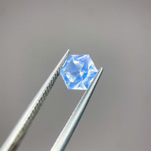 Create your own ring: 0.90ct opalescent hexagon sapphire