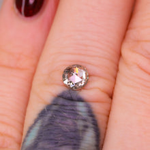 Load image into Gallery viewer, Create your own ring: 0.60ct rosecut round salt &amp; pepper diamond