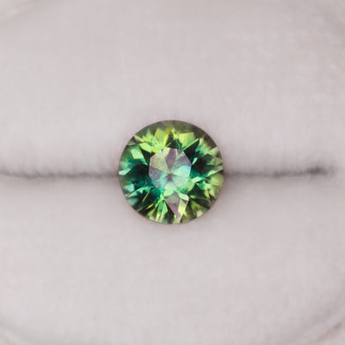 Create your own ring: 0.89ct round brilliant parti sapphire