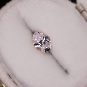 Create your own ring: 0.50ct oval lab diamond (D/VS1)