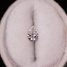 Load image into Gallery viewer, Create your own ring: 0.40ct pear lab diamond (F/VS1)