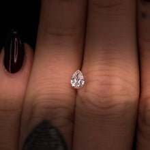 Load image into Gallery viewer, Create your own ring: 0.40ct pear lab diamond (F/VS1)