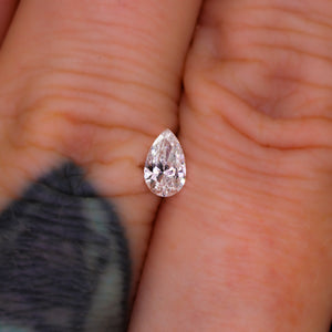 Create your own ring: 0.34ct pear lab diamond (D/VS1)