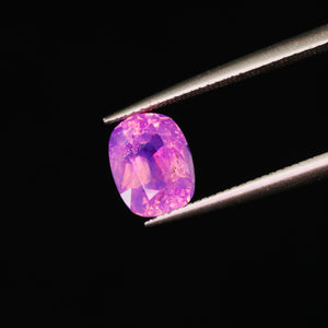 Create your own ring: 1.78ct pink/lavender opalescent sapphire