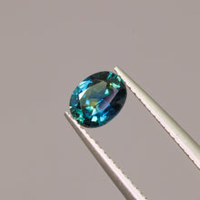 Load image into Gallery viewer, Create your own ring: 0.62ct oval teal/parti Australian sapphire