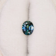 Load image into Gallery viewer, Create your own ring: 0.62ct oval teal/parti Australian sapphire