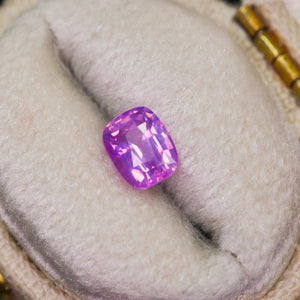 Create your own ring: 1.08ct opalescent pink sapphire