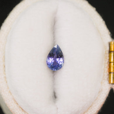 Create your own ring: 0.56ct pear purple sapphire