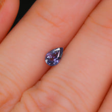 Load image into Gallery viewer, Create your own ring: 0.56ct pear purple sapphire