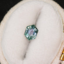 Load image into Gallery viewer, Create your own ring: 0.77ct hexagon teal sapphire