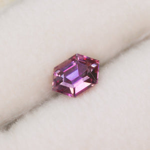 Create your own ring:0.52ct pink hexagon sapphire