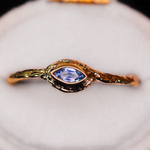 Galadrielle ring in 14k gold (with 14 gemstone options)