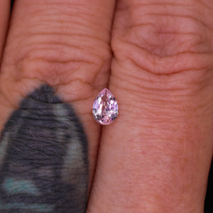 Create your own ring: 0.41ct light pink pear sapphire