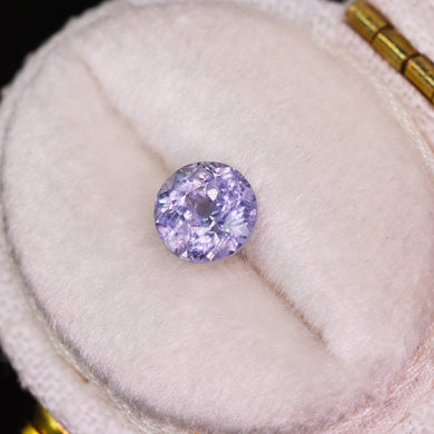 Create your own ring: 1.04ct speckled lavender Umba round sapphire