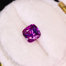 Load image into Gallery viewer, Create your own ring: 1.04ct fuscia/pink/purple cushion sapphire