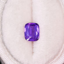 Load image into Gallery viewer, Create your own ring: 1.04ct purple elongated cushion sapphire