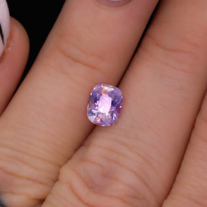 Create your own ring: 1.60ct lavender cushion sapphire