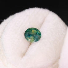 Load image into Gallery viewer, Create your own ring: 1.15ct green/blue mossy Montana sapphire
