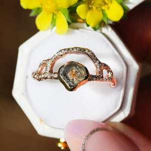 Calendula ring setting