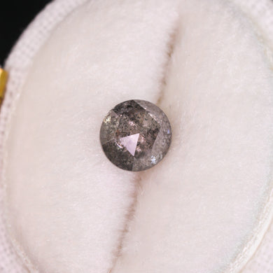 Create your own ring: 1.14ct round salt & pepper diamond