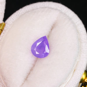 Create your own ring: 0.94ct purple pear sapphire