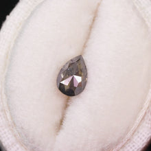 Load image into Gallery viewer, Create your own ring: 0.59ct pear rosecut salt &amp; pepper diamond