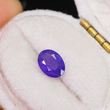 Load image into Gallery viewer, Create your own ring: 1.01ct vibrant purple oval sapphire