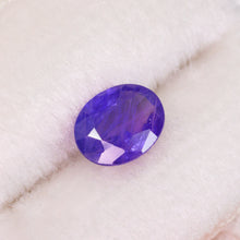 Load image into Gallery viewer, Create your own ring: 1.01ct vibrant purple oval sapphire