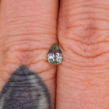 Load image into Gallery viewer, Create your own ring: 0.56ct light teal/green pear sapphire