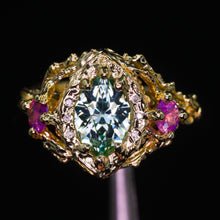 Load image into Gallery viewer, Queen of Garden &amp; Glade: one of a kind 14k ring