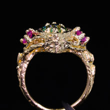 Load image into Gallery viewer, Queen of Garden &amp; Glade: one of a kind 14k ring