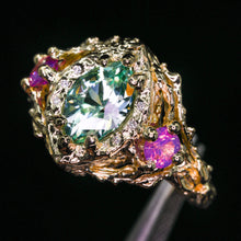 Load image into Gallery viewer, Queen of Garden &amp; Glade: one of a kind 14k ring