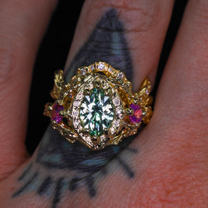 Queen of Garden & Glade: one of a kind 14k ring