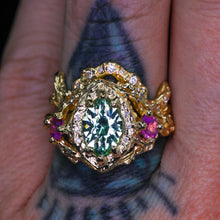 Load image into Gallery viewer, Queen of Garden &amp; Glade: one of a kind 14k ring