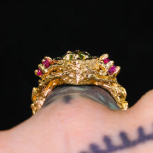 Load image into Gallery viewer, Queen of Garden &amp; Glade: one of a kind 14k ring