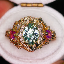 Load image into Gallery viewer, Queen of Garden &amp; Glade: one of a kind 14k ring