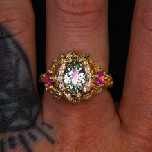 Load image into Gallery viewer, Queen of Garden &amp; Glade: one of a kind 14k ring