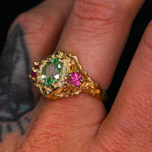 Load image into Gallery viewer, Queen of Garden &amp; Glade: one of a kind 14k ring