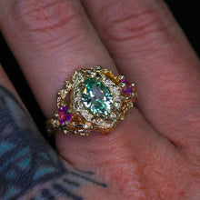 Load image into Gallery viewer, Queen of Garden &amp; Glade: one of a kind 14k ring