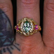 Load image into Gallery viewer, Queen of Garden &amp; Glade: one of a kind 14k ring