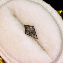 Load image into Gallery viewer, Create your own ring: 0.26ct rosecut kite salt &amp; pepper diamond