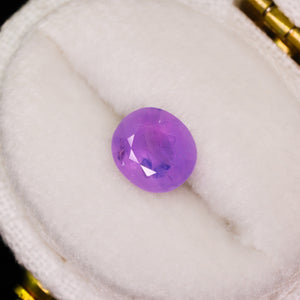 Create your own ring: 1.42ct silky violet oval sapphire