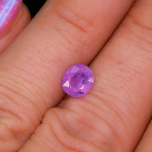 Load image into Gallery viewer, Create your own ring: 1.42ct silky violet oval sapphire