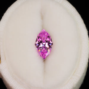 Create your own ring: 1.29ct pink marquise lab sapphire (Ice Princess)