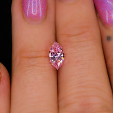 Load image into Gallery viewer, Create your own ring: 1.34ct light pink marquise lab sapphire (Ice Princess)