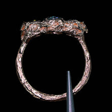 Load image into Gallery viewer, Vespera: 2ct oval and half-moon ring (made to order)