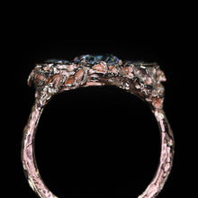 Load image into Gallery viewer, Vespera: 2ct oval and half-moon ring (made to order)