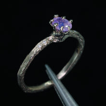 Load image into Gallery viewer, Oakley: 14k palladium white gold, lavender/pink sapphire &amp; diamond ring