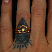 Load image into Gallery viewer, Oakley: 14k rose gold, bicolor Montana sapphire &amp; diamond ring