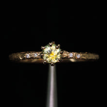 Load image into Gallery viewer, Oakley: 14k rose gold, bicolor Montana sapphire &amp; diamond ring